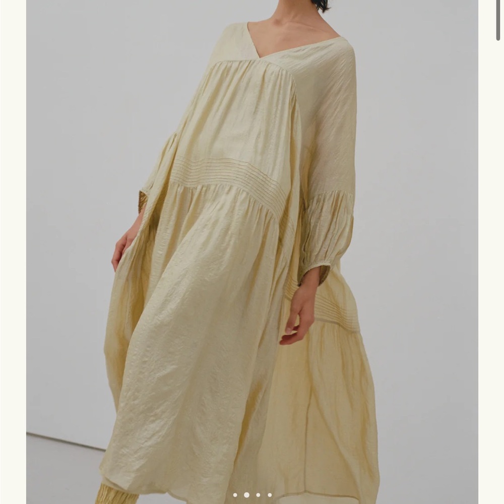 Anaak Maxi Airi Dress in Sulphur